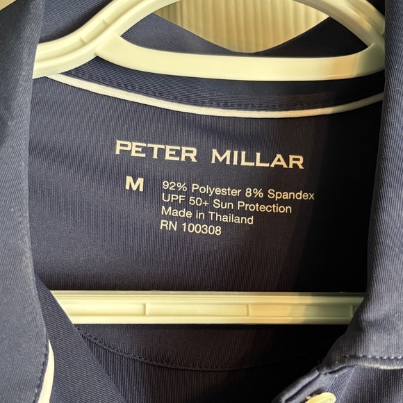 Peter Millar Women's Navy Button Down Shirt - Picture 3 of 5